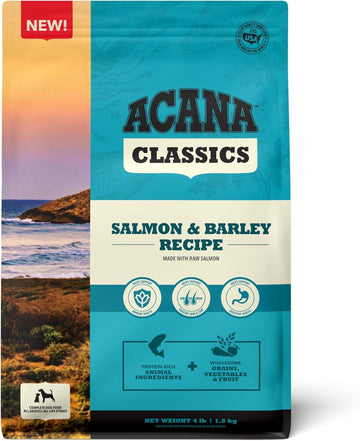 Acana™ Classics Dog Food Salmon & Barley Recipe Dry Dog Food, 4Lb