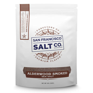 Alderwood Smoked Sea Salt 5 Oz. Pouch - San Francisco Salt Company