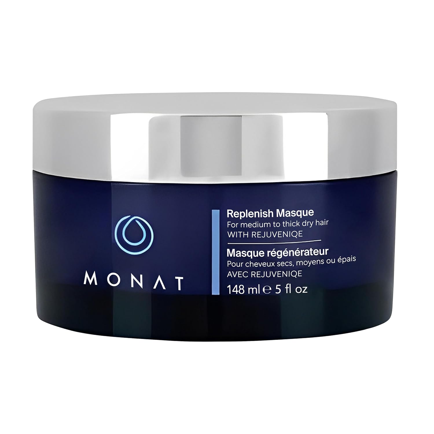 MONAT Replenish™ Masque Infused with Rejuveniqe® - Hair Masque that Deeply Condition Medium to Thick Hair. Hydrating Hair Mask w/ Pea Extract & Vegan UV Protectant - Net Wt. 148 ml ? 5.0 fl. oz