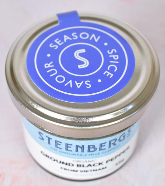 Steenbergs Organic Ground Black Pepper Standard 55G