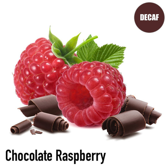 Chocolate Raspberry Decaf Flavored Coffee, Whole Bean, Fresh Roasted