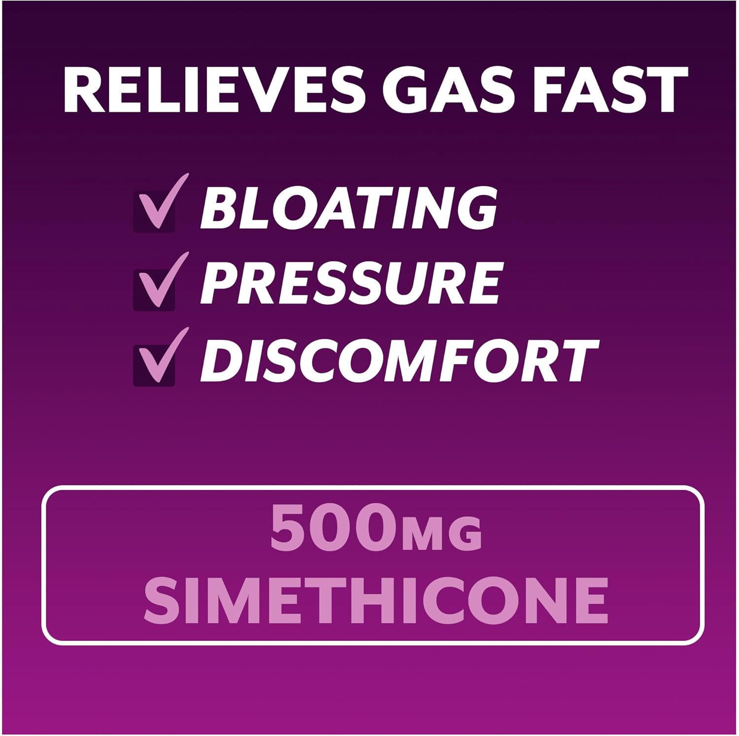 Phazyme Gas Relief, Ultimate Gas And Bloating Relief For Adults, 500 Mg Simethicone Fast Gels, 20 Count