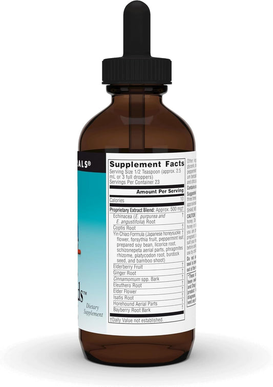 Source Naturals Wellness Herbal Kids, For Immune System Support - Contains Echinacea, Yin Chiao, Elderberry, & More - 2 Fluid Oz