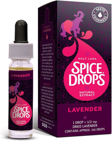 Spice Drops Lavender Essence - Lavender Extract (Oil) For Cooking & Baking – Twin Pack
