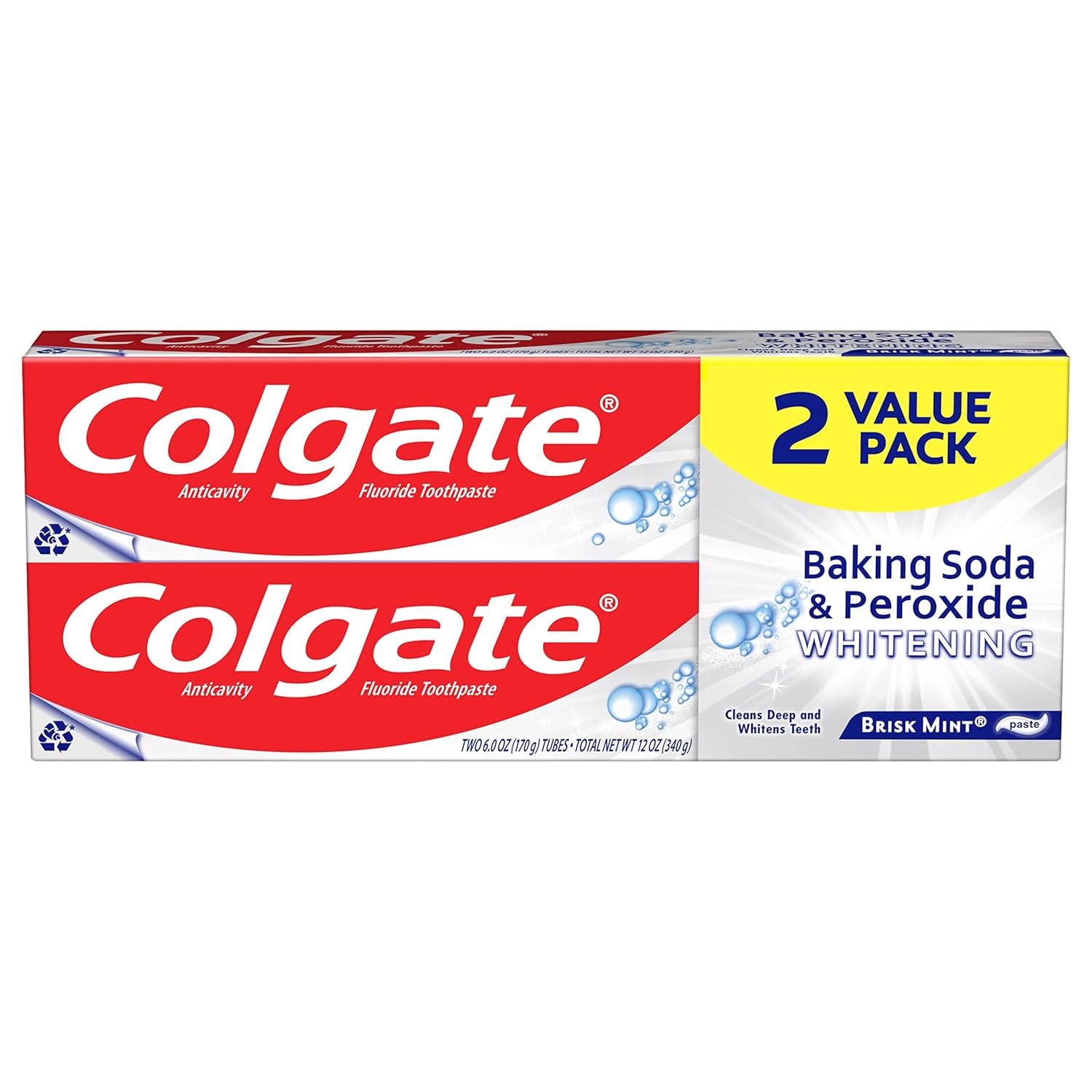 Colgate, Baking Soda And Peroxide Whitening Toothpaste 6 Ounce