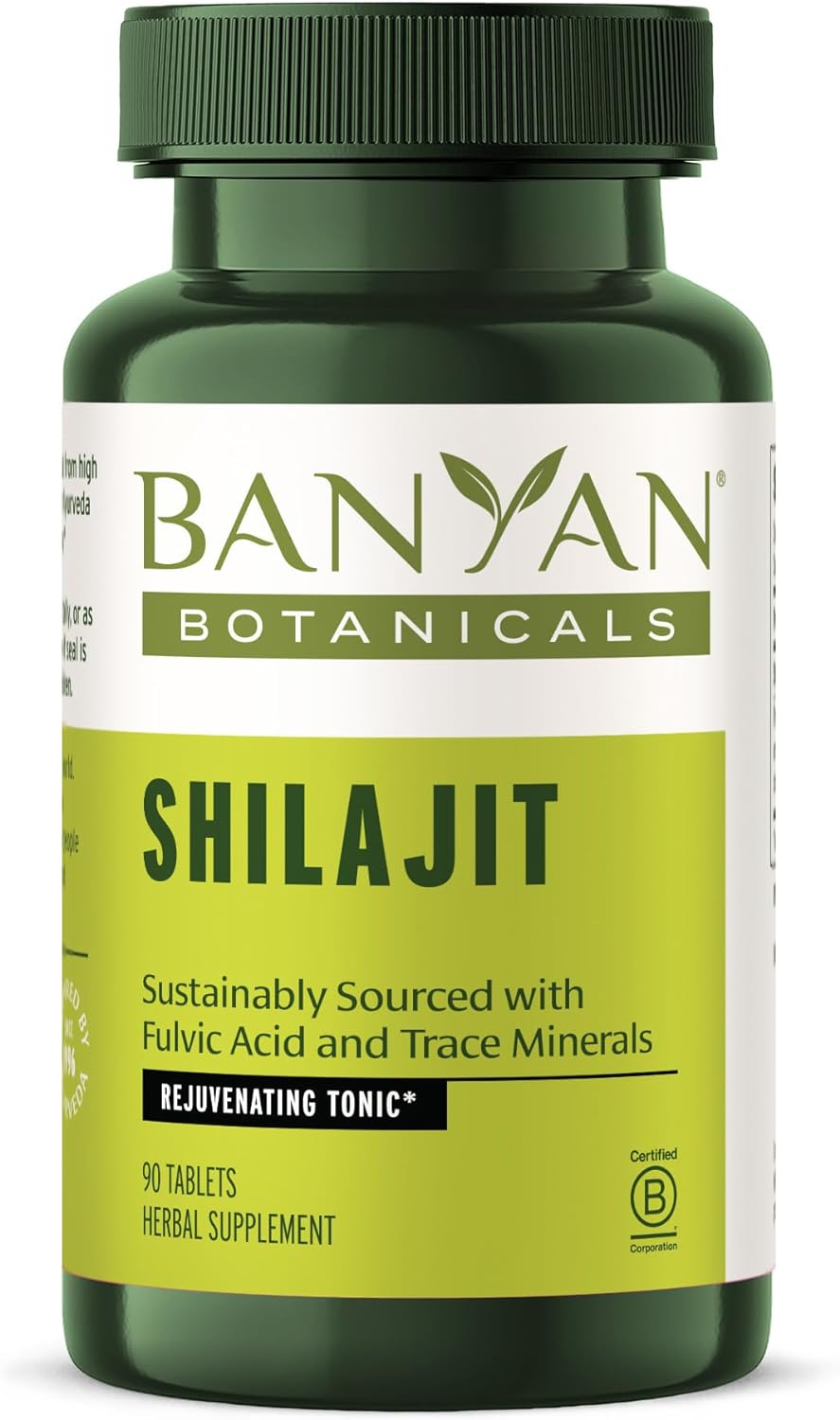 Banyan Botanicals Shilajit  Organic And Sustainable Mineral Pitch  Mineral-Rich Shilajit Supplement For Natural Detoxification And Healthy Aging*  90 Tablets  Non Gmo Sustainably Sourced Vegan