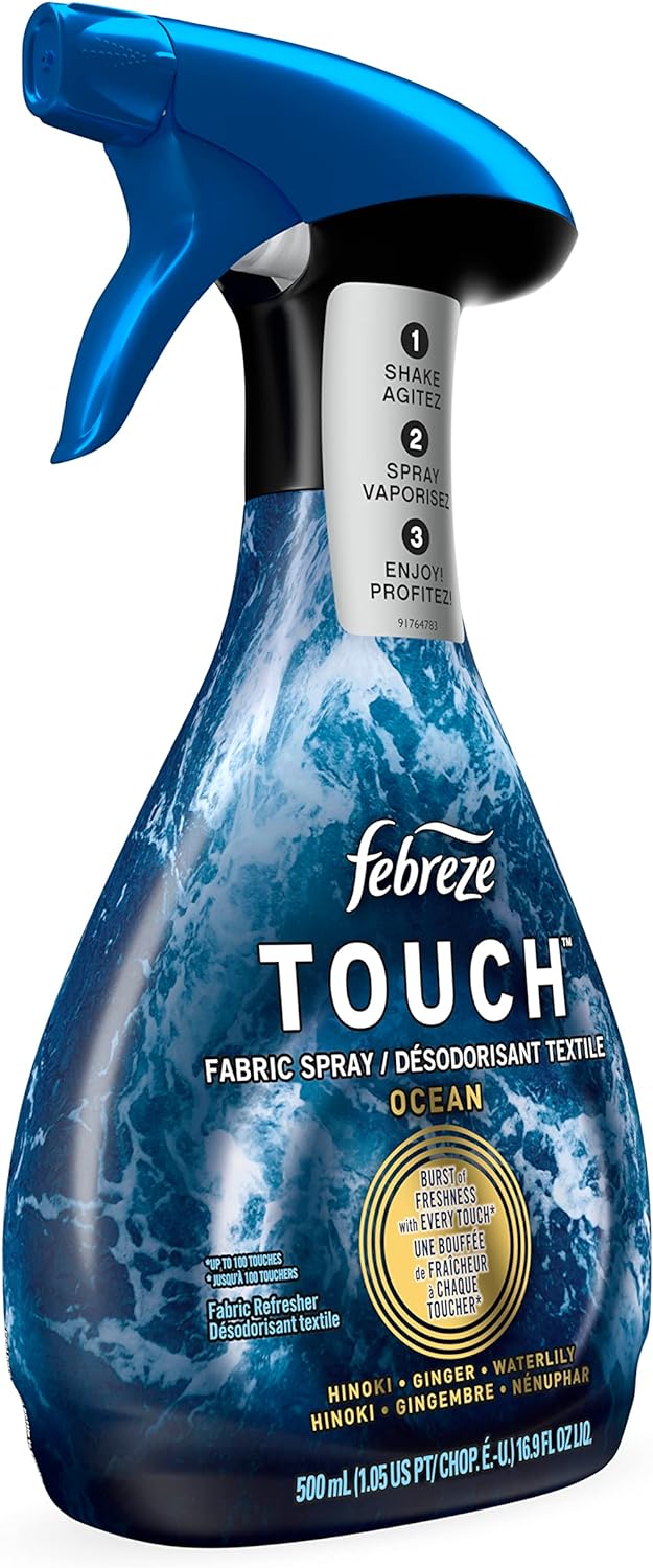Febreze Touch Fabric Spray Ocean, 16.9 oz (2 pack)