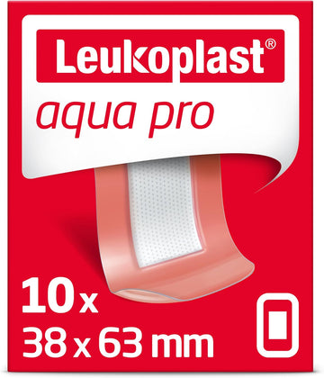 Leukoplast Aqua Pro Dressing Plasters - Waterproof Extra-Thin Adhesive Wound Dressings - Ideal For Swimming/Bathing - Absorbant Padding - 20 Pcs (X3 Pack)