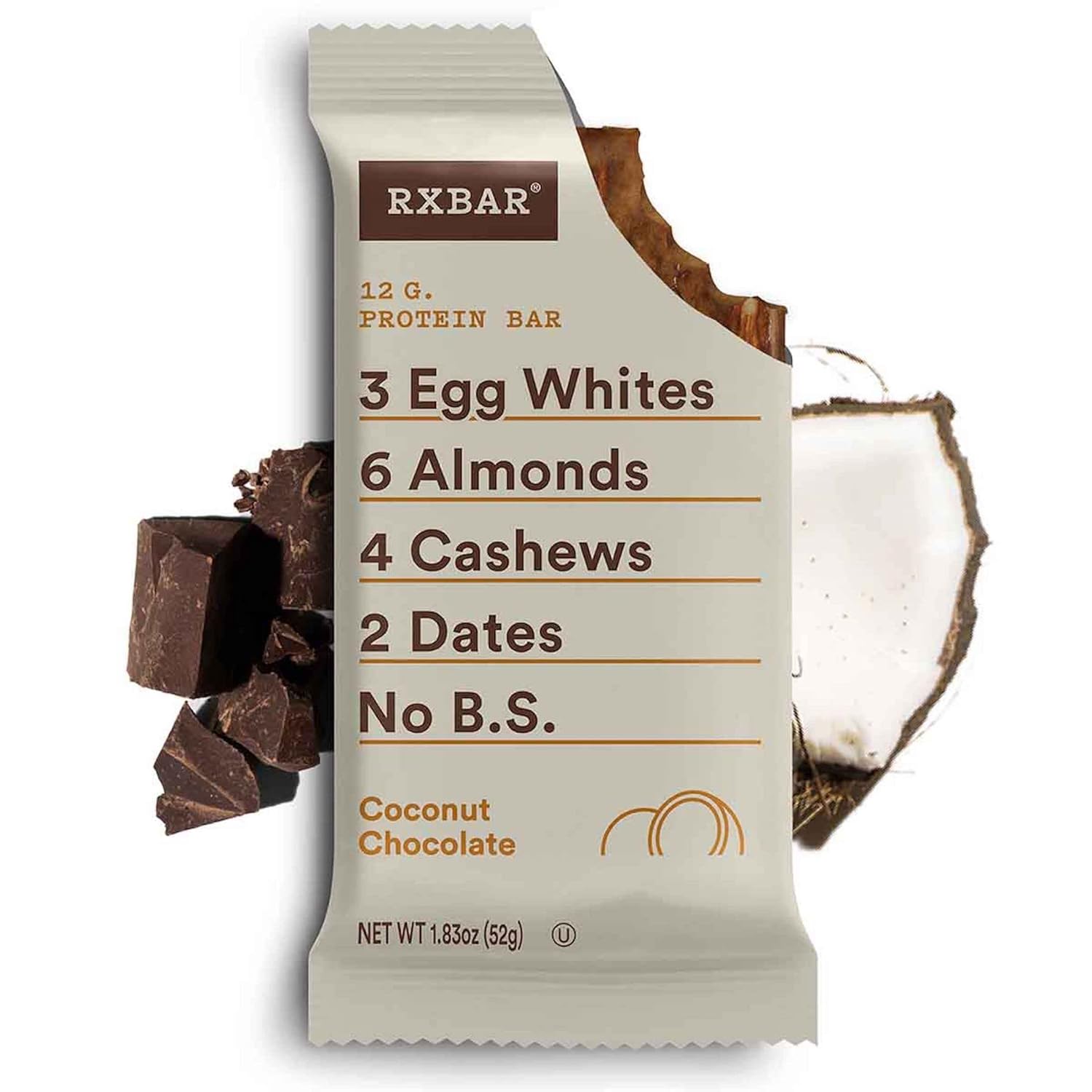 RXBAR Protein Bars, 12g Protein, Gluten Free Snacks, Chocolate Lovers Variety Pack (5 Boxes, 25 Bars) : Grocery & Gourmet Food