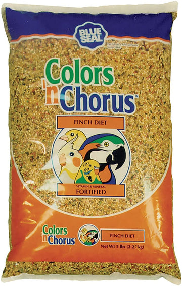 Blue Seal Colors ‘N Chorus Finch Bird Feed | Premium Seeds And Ingredients For A Nutritious And Tasty Diet | 50 Pound Bag