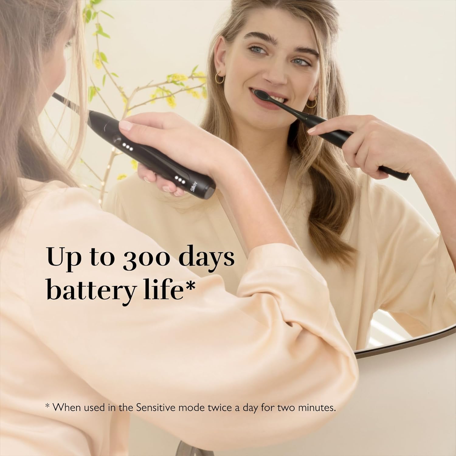 Silk'n SonicYou Black Sonic Toothbrush with 300 Days Battery Life : Amazon.co.uk: Health & Personal Care