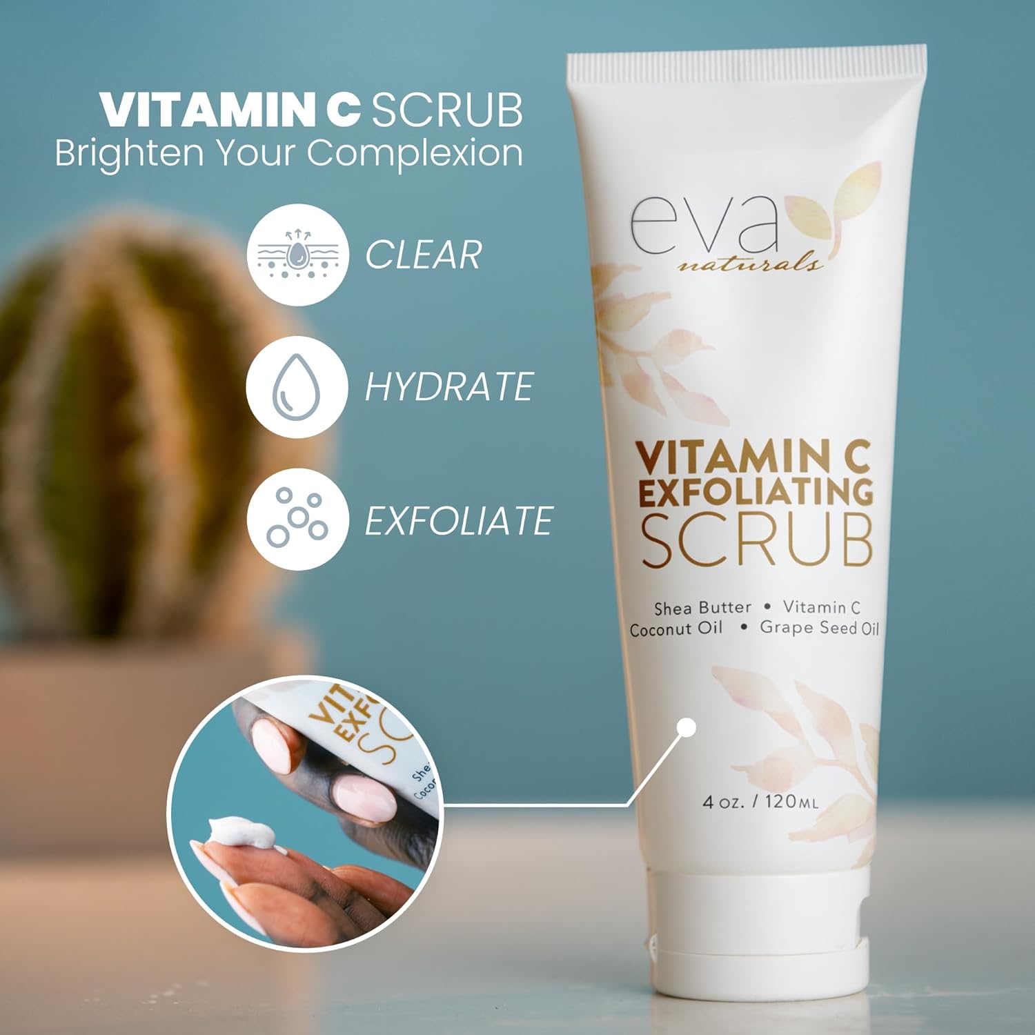 Vitamin C+ serum & Vitamin C scrub bundle : Beauty & Personal Care