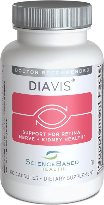 Retinal & Nerve Health Supplement – With Benfotiamine, Curcumin, Resveratrol & Grape Extract – Supports Circulation, Oxidative Stress & Kidney Function – 60 Capsules