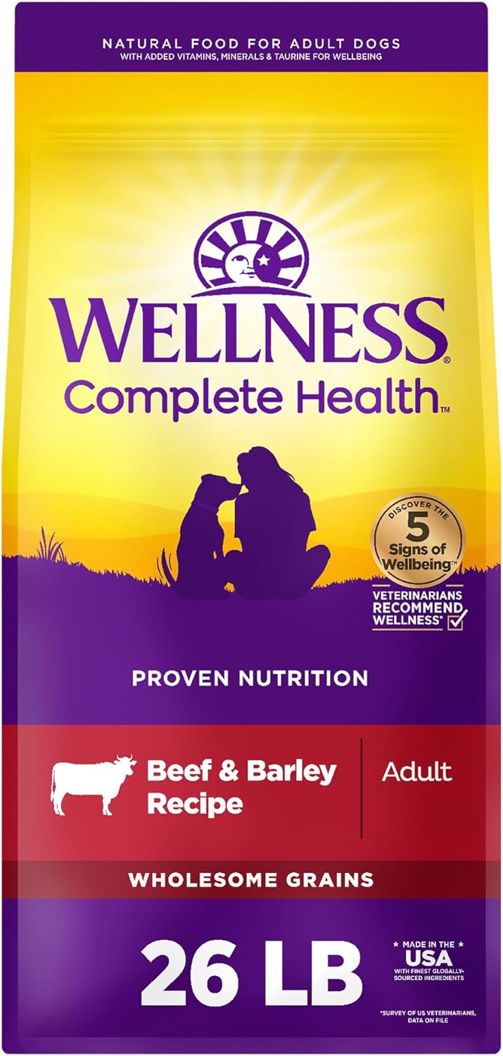Wellness Complete Health Adult Beef & Barley Recipe 26 lbs