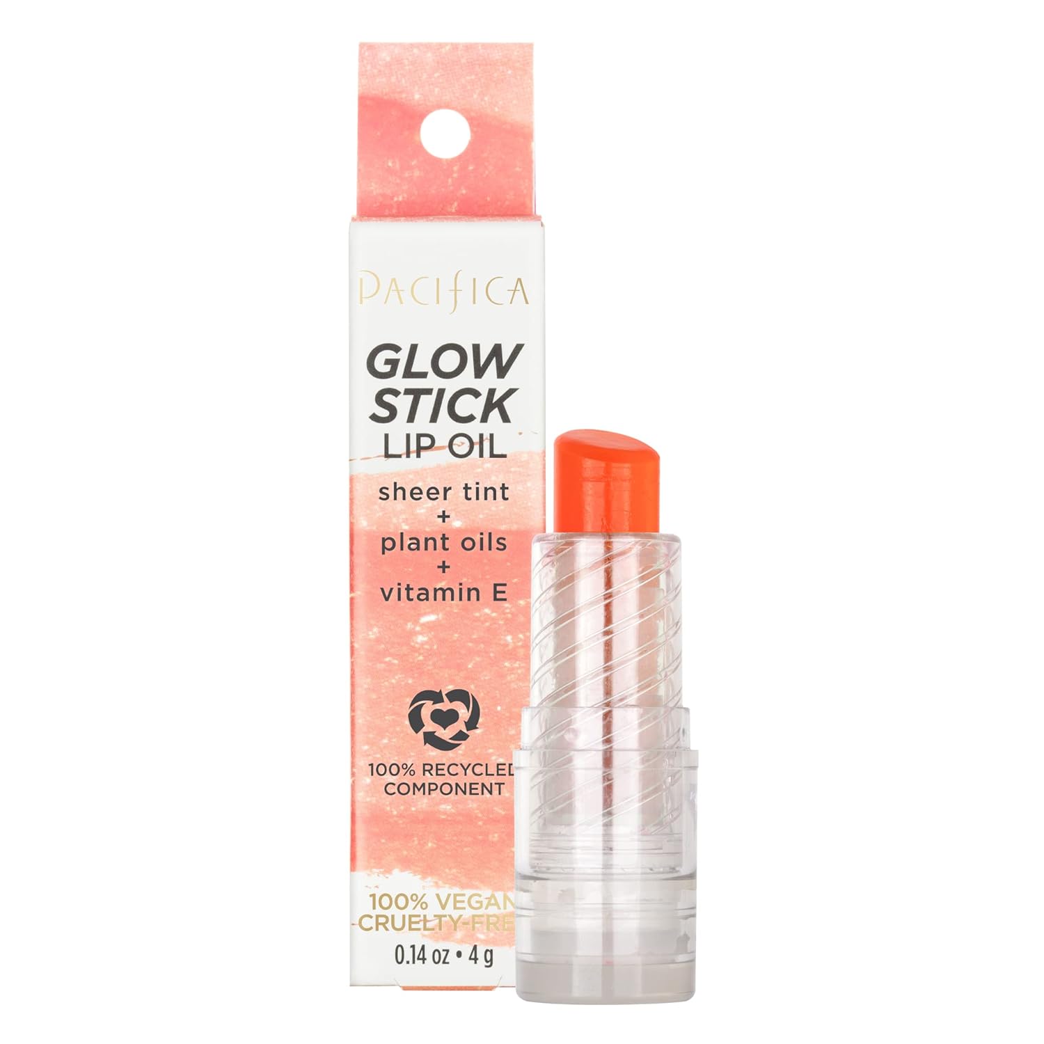 Pacifica Glow Stick Lip Oil - Pale Sunset Women 0.14 Oz