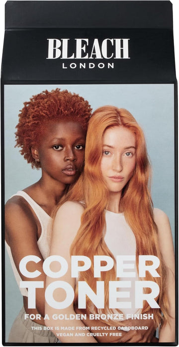 Bleach London Fade To Grey Toner Kit - Ammonia-Free Conditioning Toner For Steely Grey Finish - Ideal For Blonde Hair - With Smooth And Shine Complex (Complete Kit)