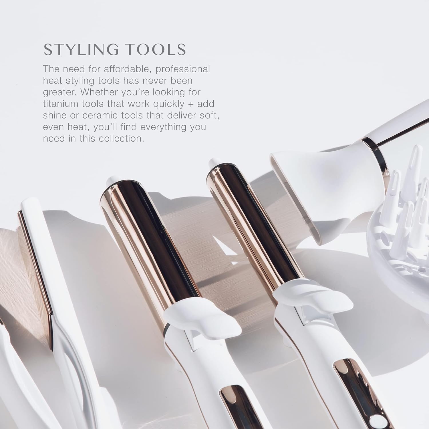 Kristin Ess Hair 2 Inch Titanium Curling Iron for Big Blowout Waves + Volume-2” Salon Professional Wide + Large Barrel Curling Iron - Auto Shut-Off - Smooth+Shiny Loose Waves for Medium to Thick Hair : Beauty & Personal Care