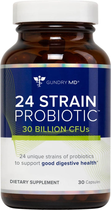 Gundry MD? 24 Strain Probiotic with 30 Billion CFUs, 30 Count