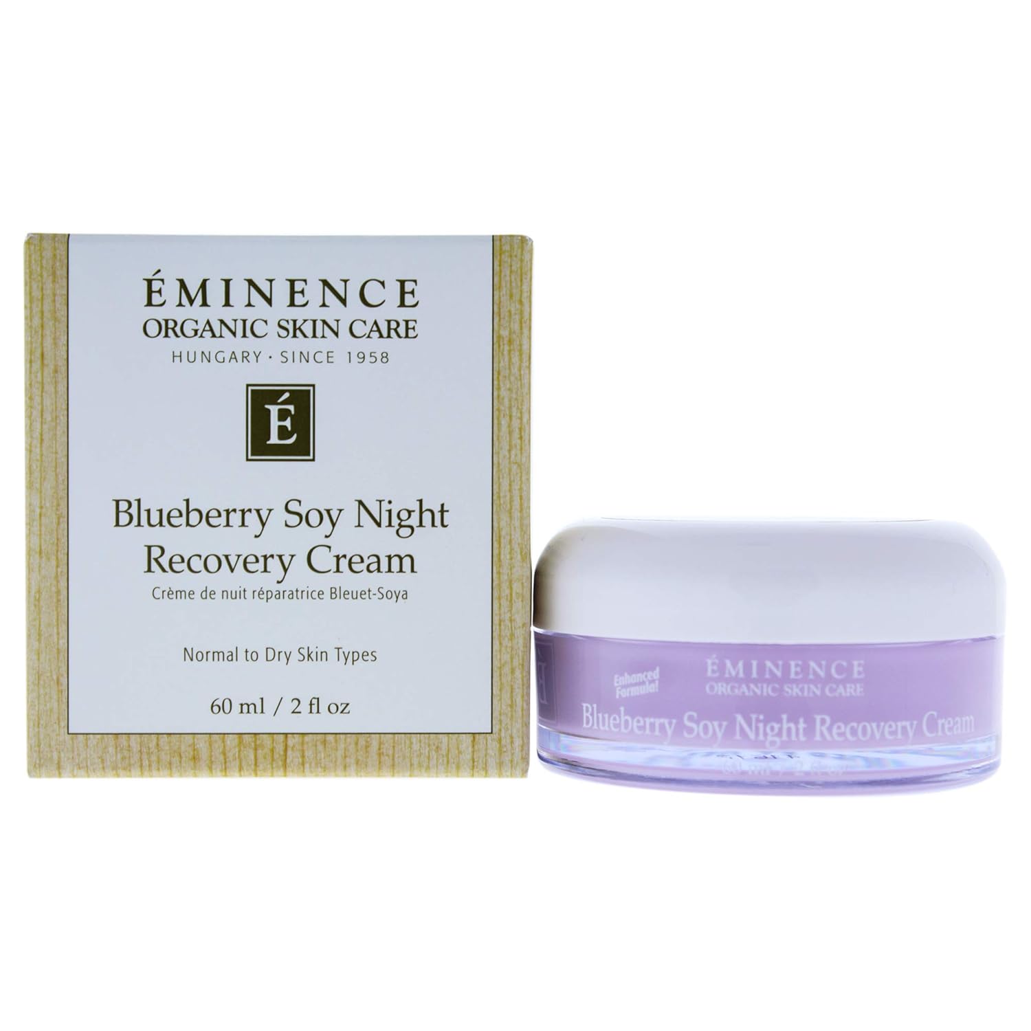 Eminence Blueberry Soy Night Recovery Cream For Unisex - 2 Oz Cream : Beauty & Personal Care
