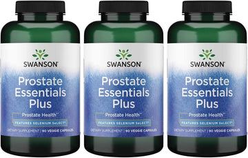 Swanson Prostate Essentials Plus 90 Veg Capsules (3 Pack)