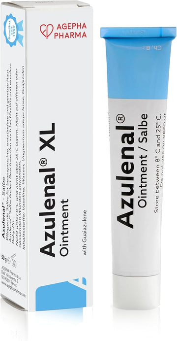 Azulenal Ointment With Guaiazulene – Itch Relief & Wound Healing Cream For Burns, Cuts, Insect Bites, Hemorrhoids, Anal Fissures, Nappy Rash & Sore Nipples – Soothes Redness, Pain & Itching - 3 Pack