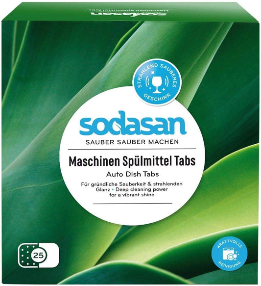 Sodasan Machine Washing-Up Liquid Tabs, Pack Of 25, 500 G