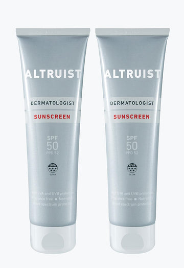 Altruist. Dermatologist Sunscreen Spf 50 – Superior 5-Star Uva Protection By Dr Andrew Birnie, Suitable For Sensitive Skin - 2 Count ( Pack Of 1)