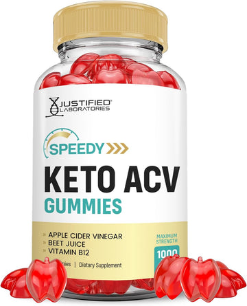 Speedy Keto Acv Gummies Advanced Formula 1000Mg Speedy Keto Gummies Apple Cider Vinegar Formulated With Pomegranate Beet Juice Powder B12 Vegan Non Gmo 60 Gummys (60 Count (Pack Of 1))