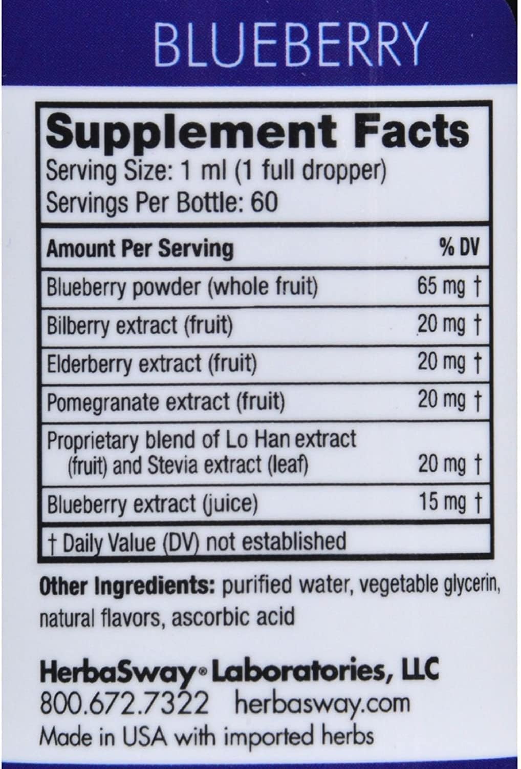 Blueberry Magic Deep Blue Antioxidant 2 Oz