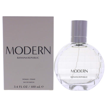 Banana Republic Modern Women Eau De Parfum Spray For Women, 3.4 Ounces, Clear