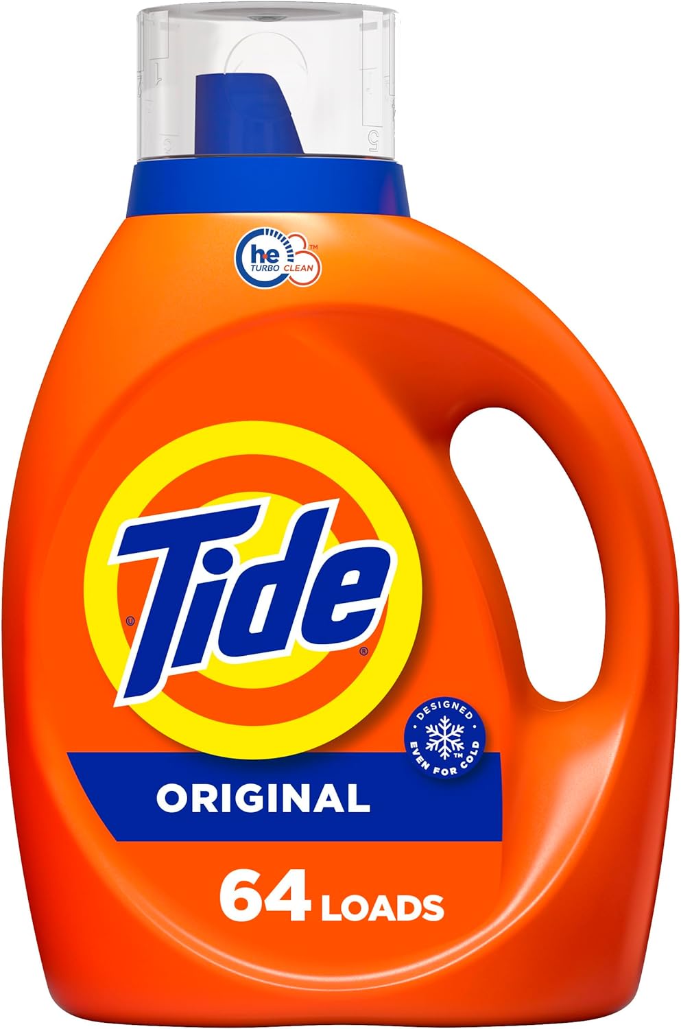 Tide Liquid Laundry Detergent Soap, Original Scent, He Compatible, 64 Loads, 84 Fl Oz