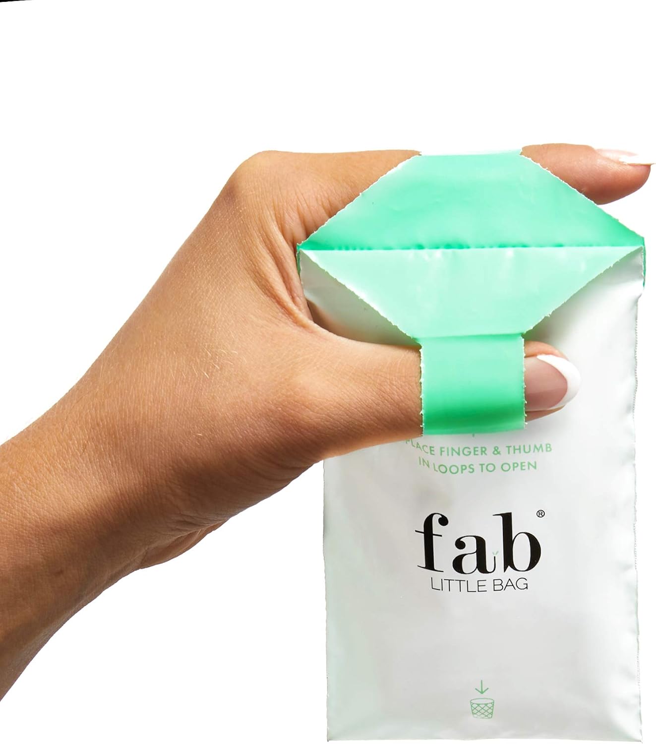 Fab Little Bag Sixer Plus Pack - 125 Sanitary Disposal Bags Plus Recyclable Refill Pack For Out And About (125 Pack)