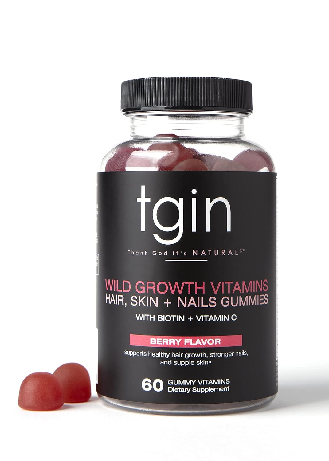 tgin Miracle RepaiRx Wild Growth Vitamins, Hair, Skin + Nails Gummies - 60 Count - Repair - Restore - Hair Growth : Beauty & Personal Care