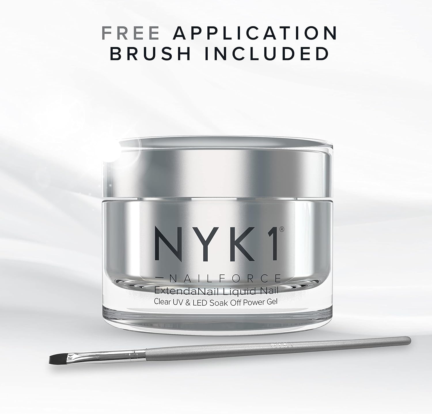 NYK1 Nail Force Builder Gel with Top and Base Coat Polish Pack - UV and LED PowerGel ExtendaNail Amazing Strengthener, Fixer and Hardener for Extensions - Sculpture Gel : Amazon.co.uk: Beauty
