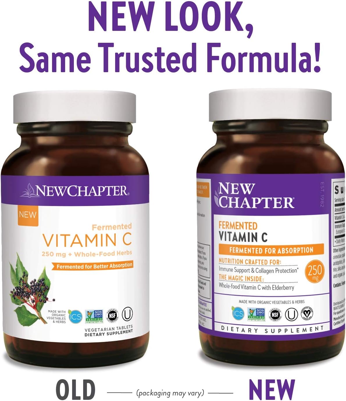 New Chapter Fermented Vitamin c, 30 Count