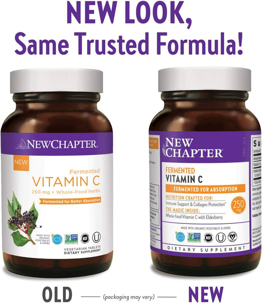 New Chapter Fermented Vitamin c, 30 Count