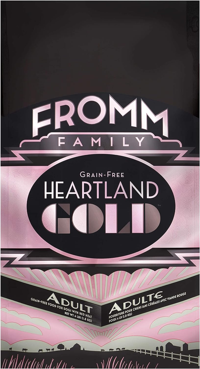 Fromm Heartland Gold Adult Premium Dry Dog Food - Beef Recipe - 4 Lb