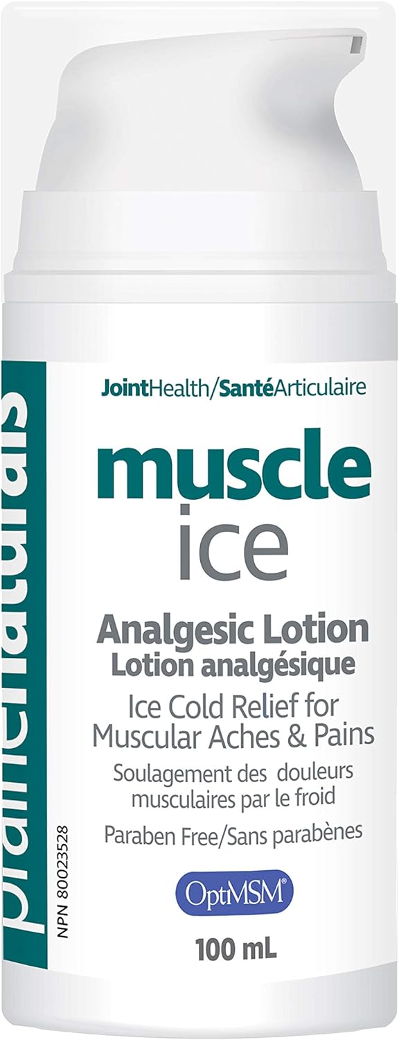 Prairie Naturals Muscle Ice with Optimsm Instant Cold Relief Lotion fo