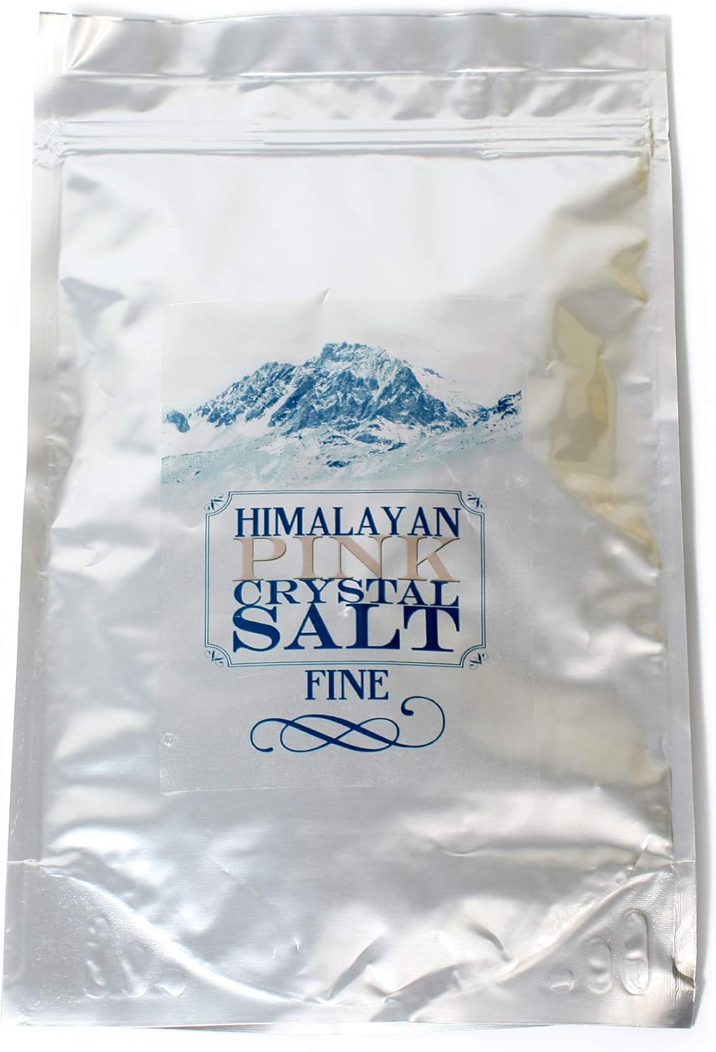 Mystic Moments Himalayan Crystal Salt Fine 500g | Natural Bath Soak for Muscle, Perfect for Skin, Face & Body 100% Natural Vegan GMO Free