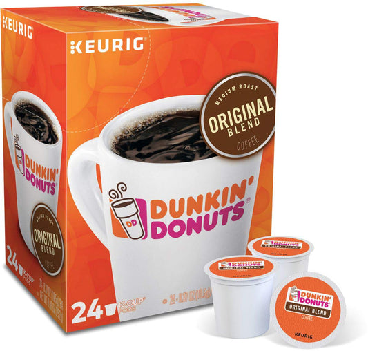 Dunkin' Donuts K-Cups Keurig Coffee Brewers, Original, 24 Count