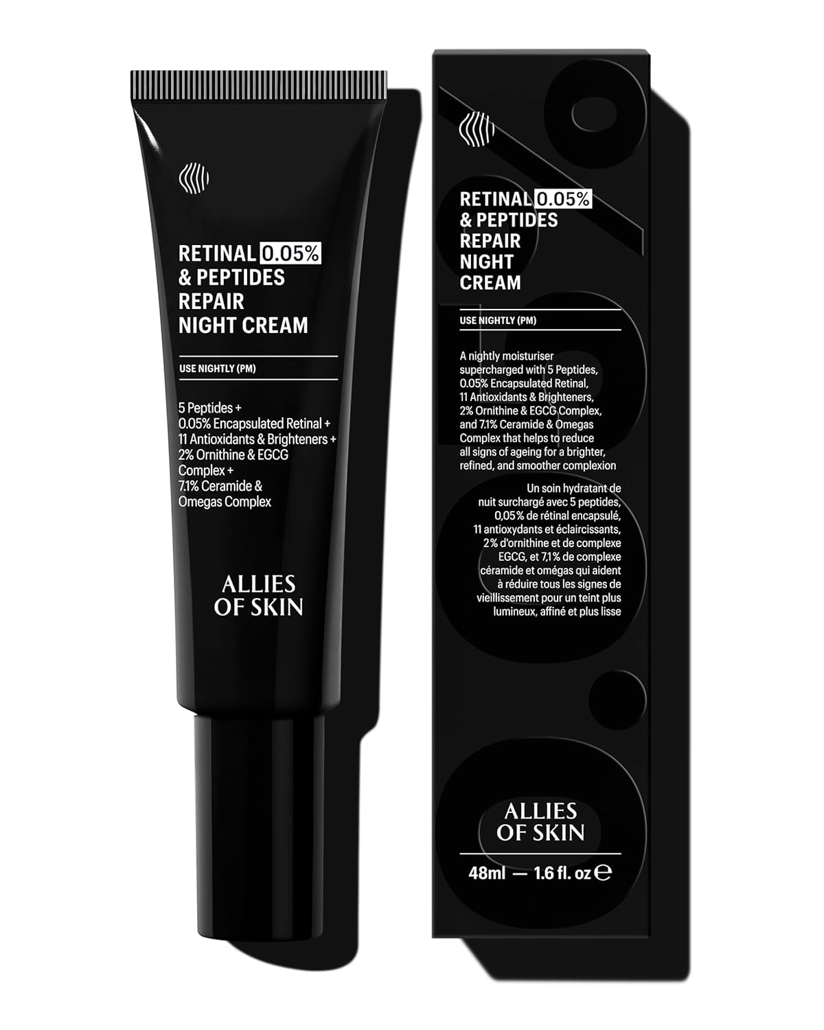 Allies Of Skin Retinal 0.05% & Peptides Repair Night Cream Deluxe