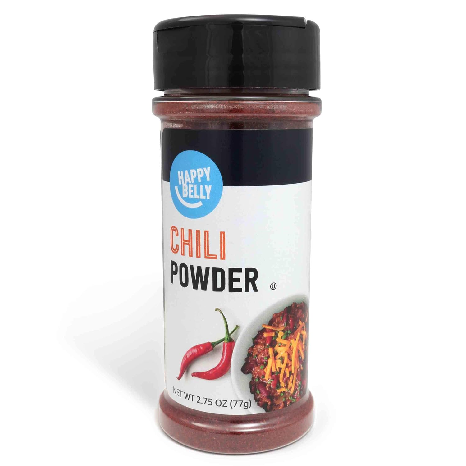 Amazon Brand - Happy Belly Chili Powder, 2.75 Ounce (Pack Of 1)