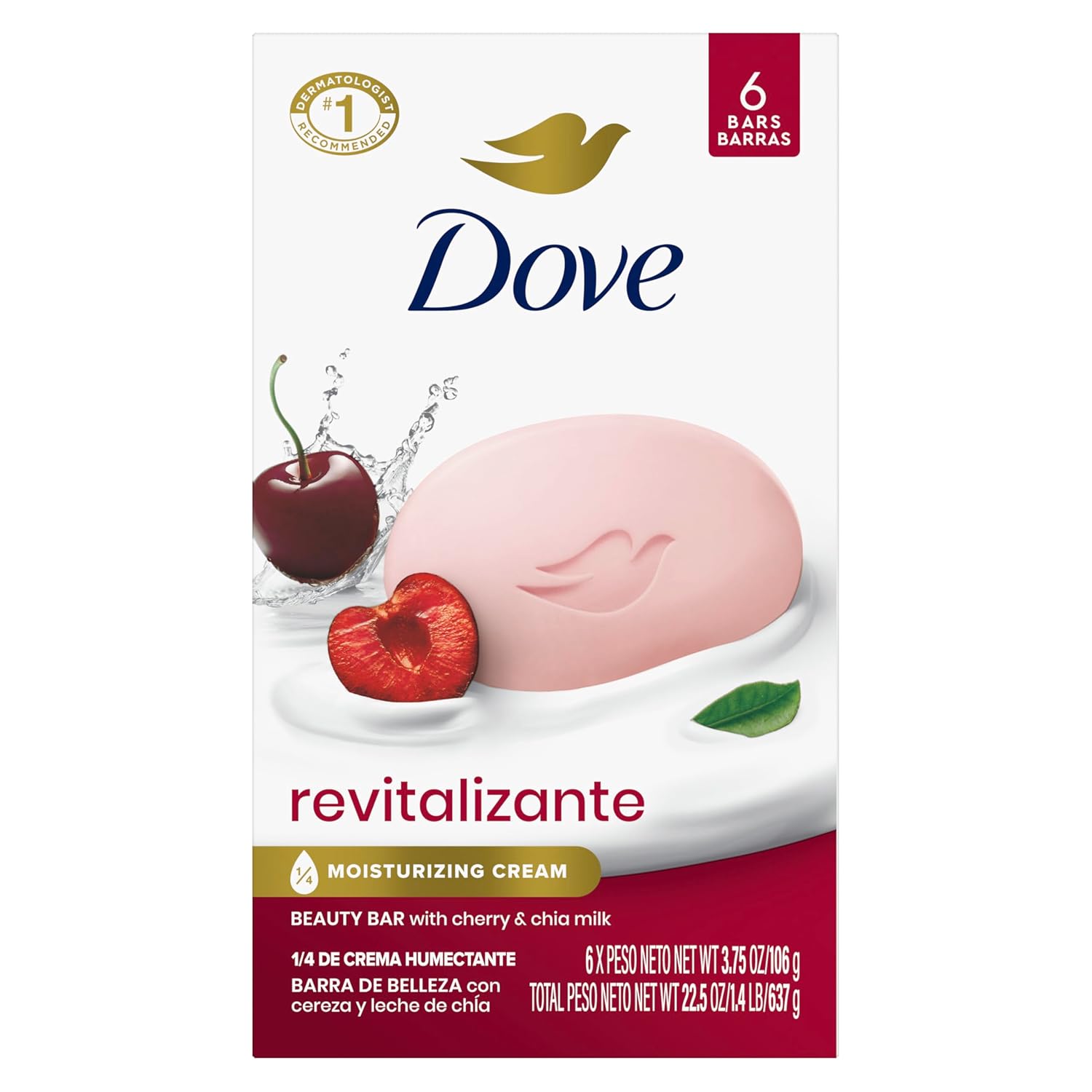 Dove Beauty Bar Soap 6 Bars Deep Exfoliating Charcoal Powder & Glycerin, For Softer, Smoother Skin, Scrubs Away Impurities 3.75 Oz