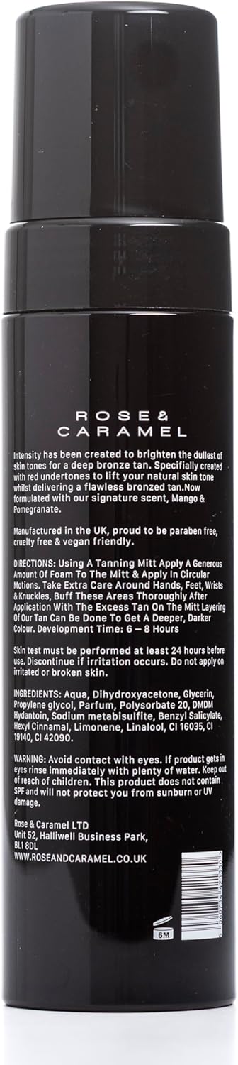 Rose & Caramel Intensity Medium - Dark Bronzed Tanning Foam 200Ml