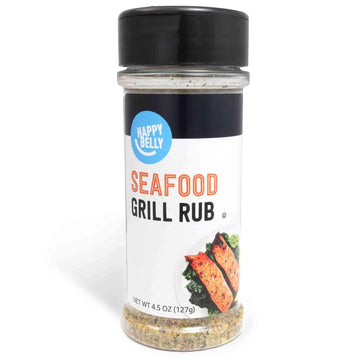 Amazon Brand - Happy Belly Seafood Grill Rub, 4.5 Ounce (Pack Of 1)