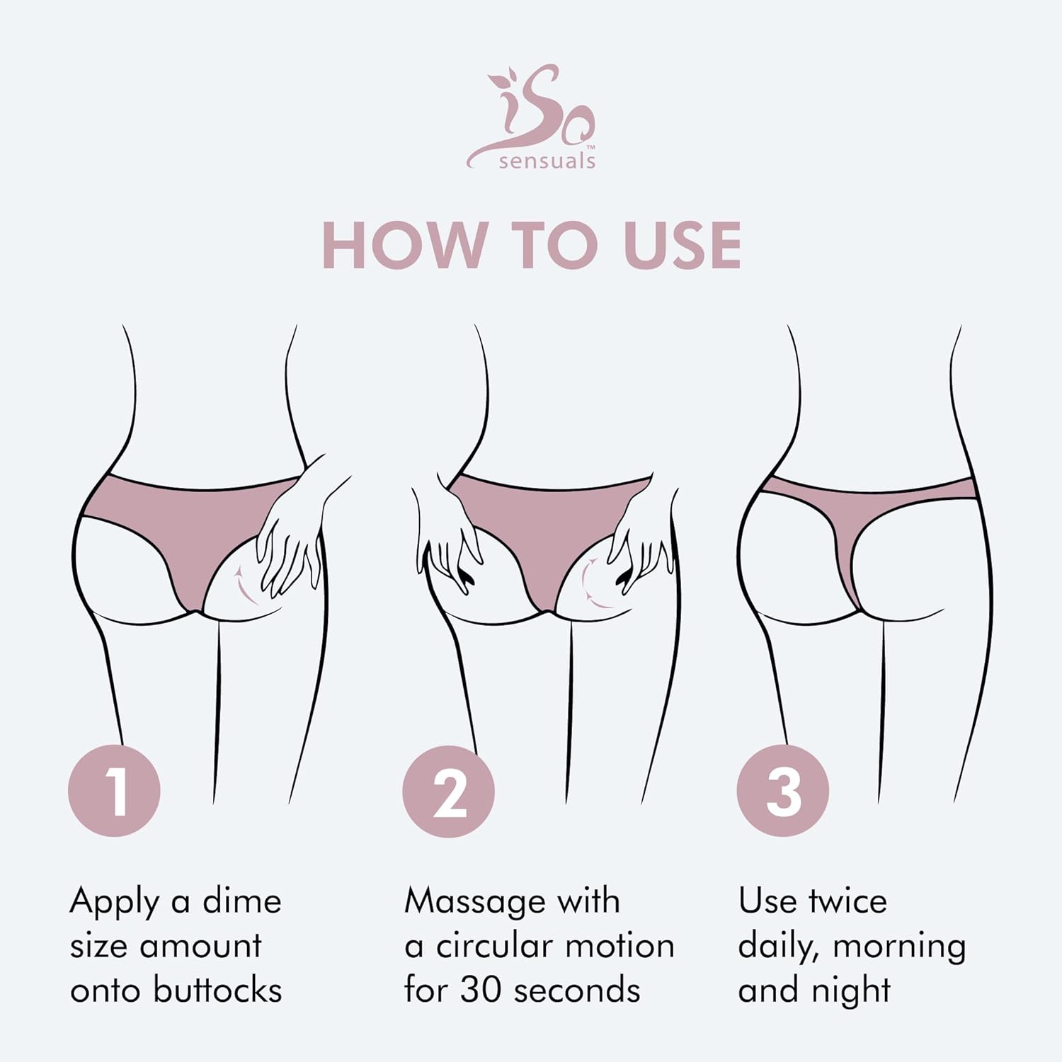 Isosensuals Curve Butt Enhancement Cream - For Women And Men, Natural Growth And Plumping Enhancer, Faster, Thicker, Bigger Results, 2 Month Supply : Grocery & Gourmet Food