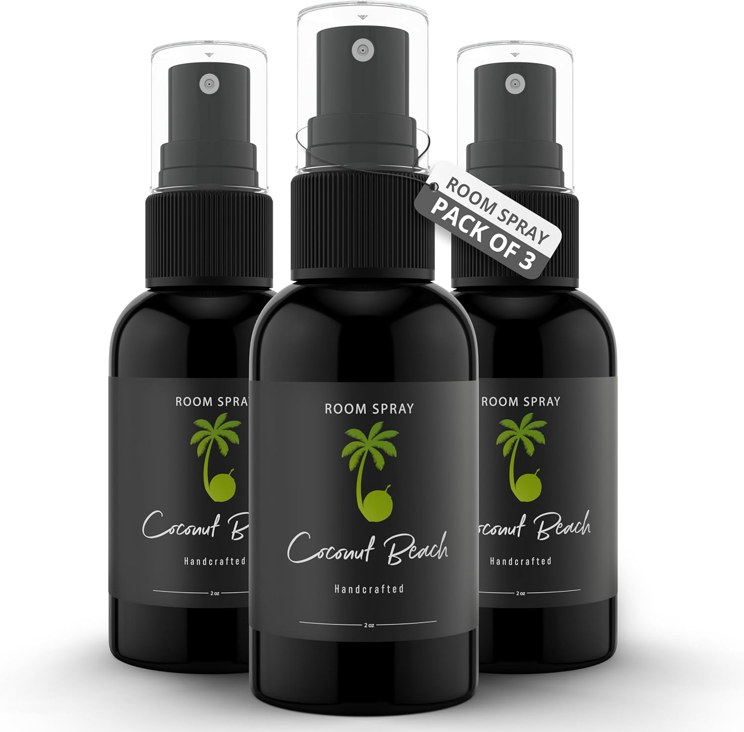 General Room Spray, Long Lasting Fragrance, Bathroom Spray (Coconut Beach, 3 Pack)