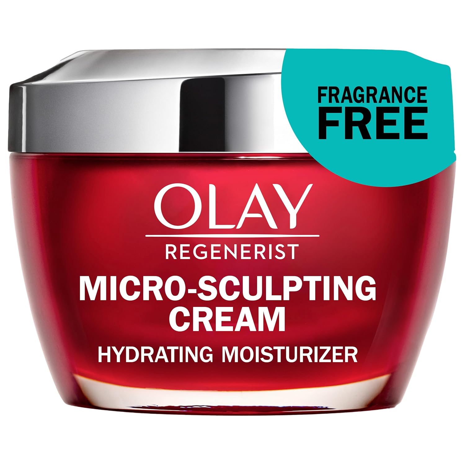 Olay Regenerist Micro-Sculpting Cream Face Moisturizer, Fragrance-Free, 1.7 Oz