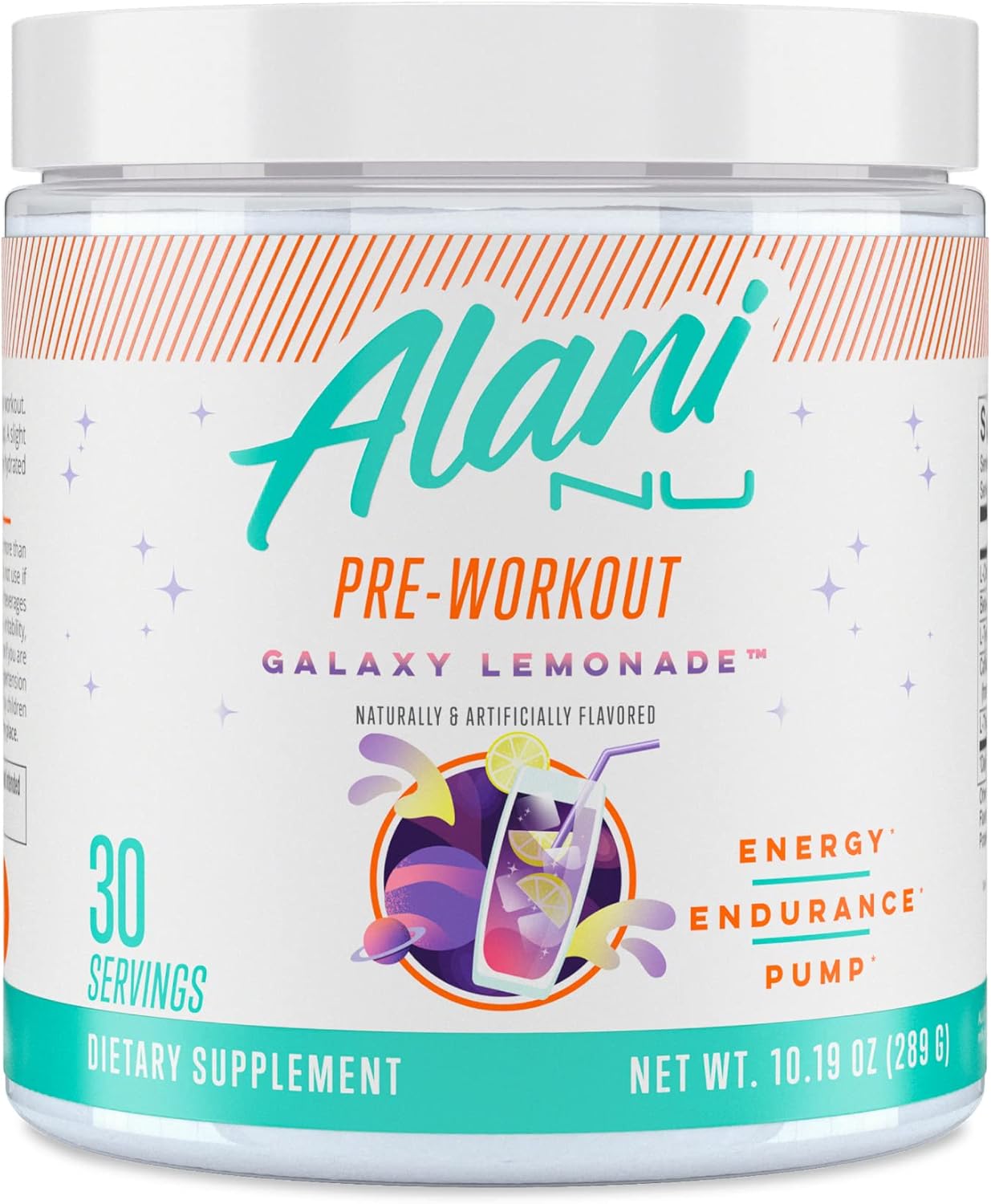 Alani Nu Pre-Workout - Galaxy Lemonade (30 Servings)