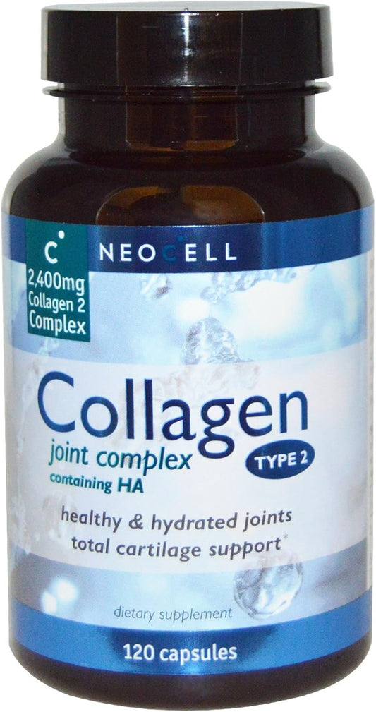 NeoCell Neocell Joint Complex, Collagen Type 2, Hyaluronic Acid, 120 Capsules (Package May Vary), 120 Count